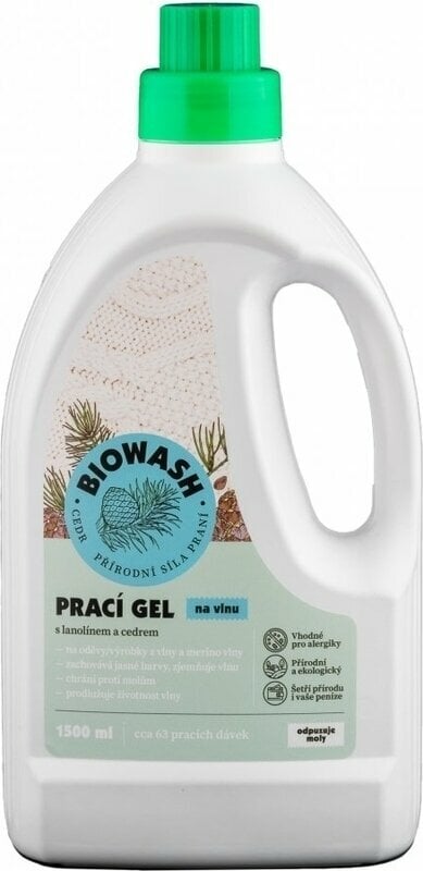 BioWash Washing Gel for Wool Cedar/Lanolin 1,5 L Detergente