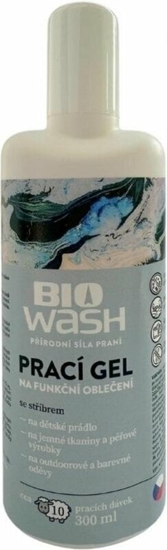 Laundry Detergent BioWash Washing Gel for Functional Clothing Silver 300 ml Laundry Detergent