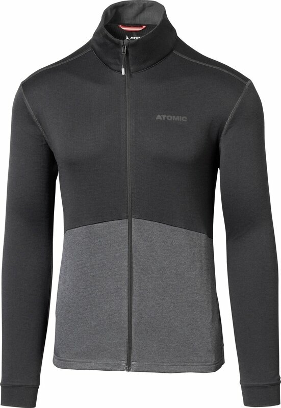 T-shirt/casaco com capuz para esqui Atomic Alps Jacket Men Grey/Black XL Ponte