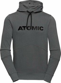 T-shirt/casaco com capuz para esqui Atomic RS Hoodie Grey 2XL Camisola com capuz - 1