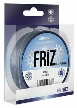 Fir pescuit Delphin FRIZ Gri 0,20 mm 150 m 3,7 kg Linie împletită - 1