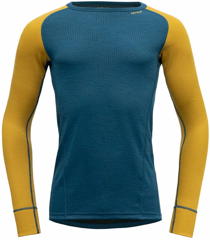 Sous-vêtements thermiques Devold Duo Active Merino 205 Shirt Man Flood/Arrowwood M Sous-vêtements thermiques