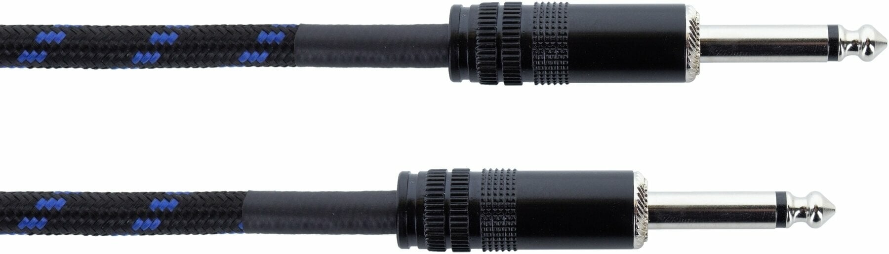 Nástrojový kabel Cordial EI 1,5 PP-TWEED-BL Modrá 1,5 m Rovný - Rovný