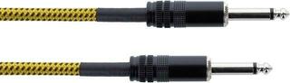 Nástrojový kabel Cordial EI 1,5 PP-TWEED-YE 1,5 m Rovný - Rovný Nástrojový kabel