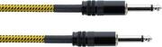 Cordial EI 1,5 PP-TWEED-YE 1,5 m Dritto - Dritto Cavo per strumento