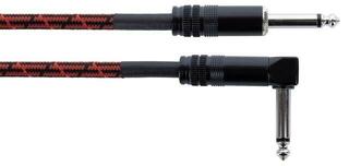 Instrument Cable Cordial EI 1,5 PR-TWEED-RD 1,5 m Straight - Angled Instrument Cable