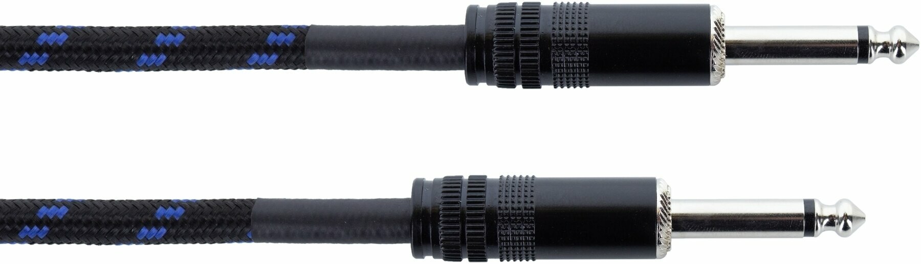 Nástrojový kabel Cordial EI 7,5 PP-TWEED-BL Modrá 7,5 m Rovný - Rovný