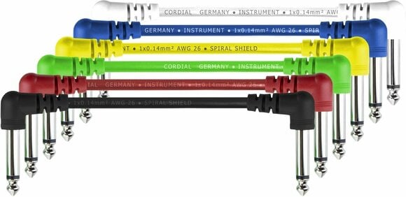 Propojovací kabel, Patch kabel Cordial EI Pack 1 Multi 15 cm Lomený - Lomený - 1