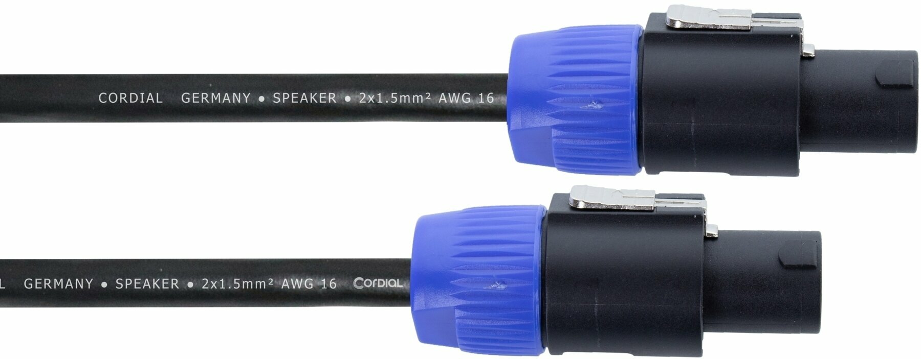 Câble haut-parleurs Cordial EL 1,5 LL 215 Noir 1,5 m