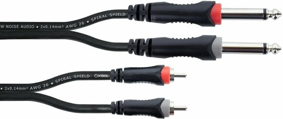 Audió kábel Cordial EU 1,5 PC 1,5 m Audió kábel - 1
