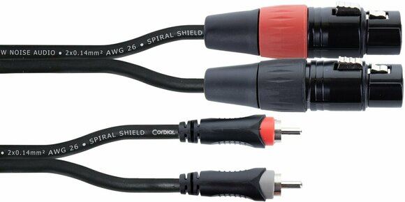 Audiokabel Cordial EU 3 FC 3 m Audiokabel - 1