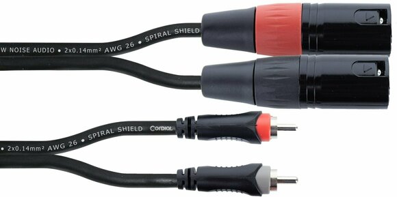 Cable de audio Cordial EU 3 MC 3 m Cable de audio - 1