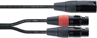 Avdio kabel Cordial EY 0,3 MFF 0,3 m Avdio kabel
