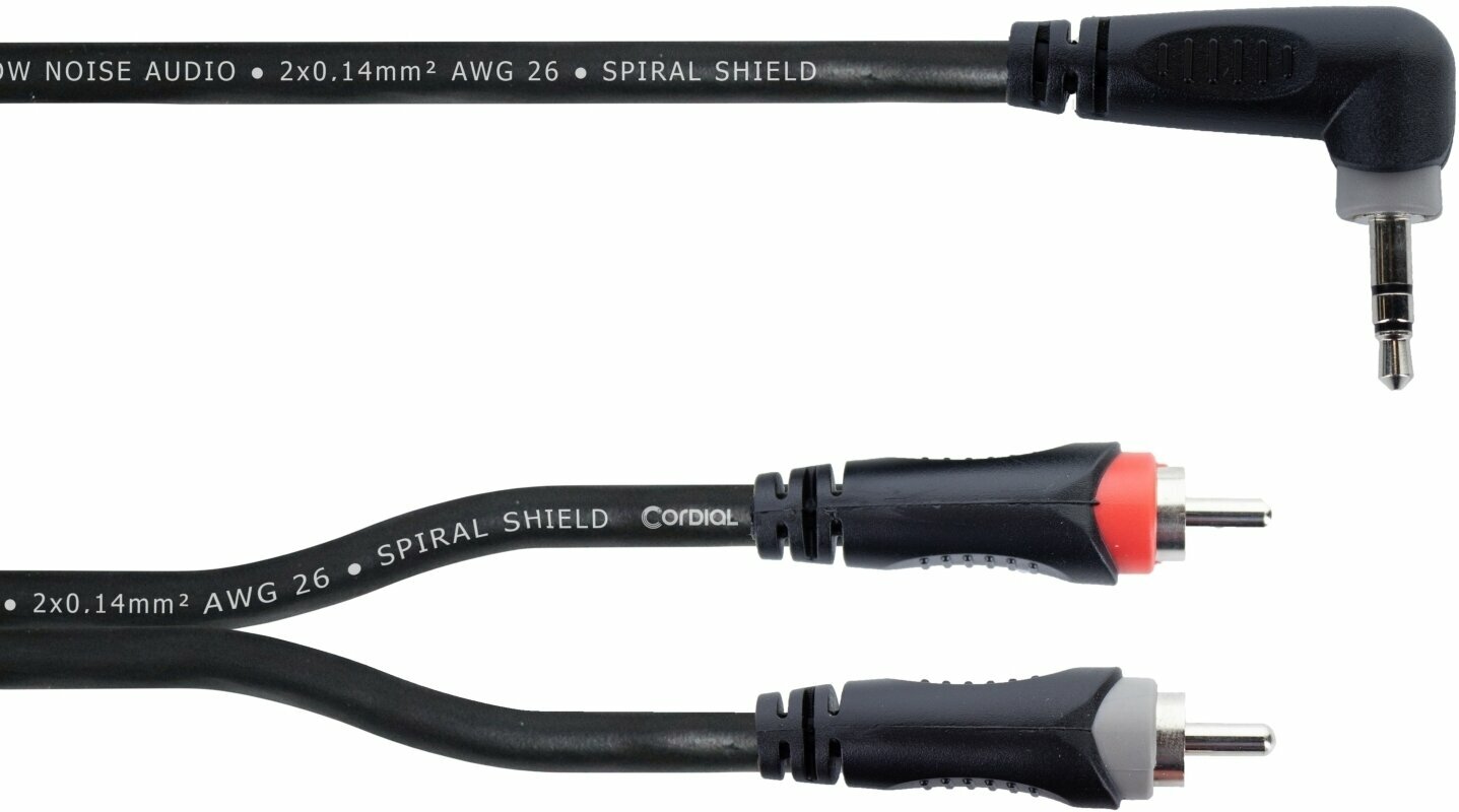 Audio kabel Cordial EY 1 WRCC 1 m Audio kabel