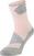 Kolesarske nogavice Sealskinz Bircham Waterproof All Weather Ankle Length Sock Rose/Grey Marl M Kolesarske nogavice