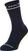 Kolesarske nogavice Sealskinz Foxley Mid Length Active Sock Navy/Grey/Cream L/XL Kolesarske nogavice