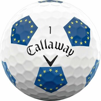 Piłka golfowa Callaway Chrome Soft 2022 Truvis Europe Team - 1