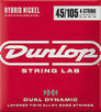 Dunlop DBHYN45105 String Lab Hybrid Nickel Struny pre basgitaru