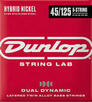 Dunlop DBHYN45125 String Lab Hybrid Nickel Cuerdas de bajo
