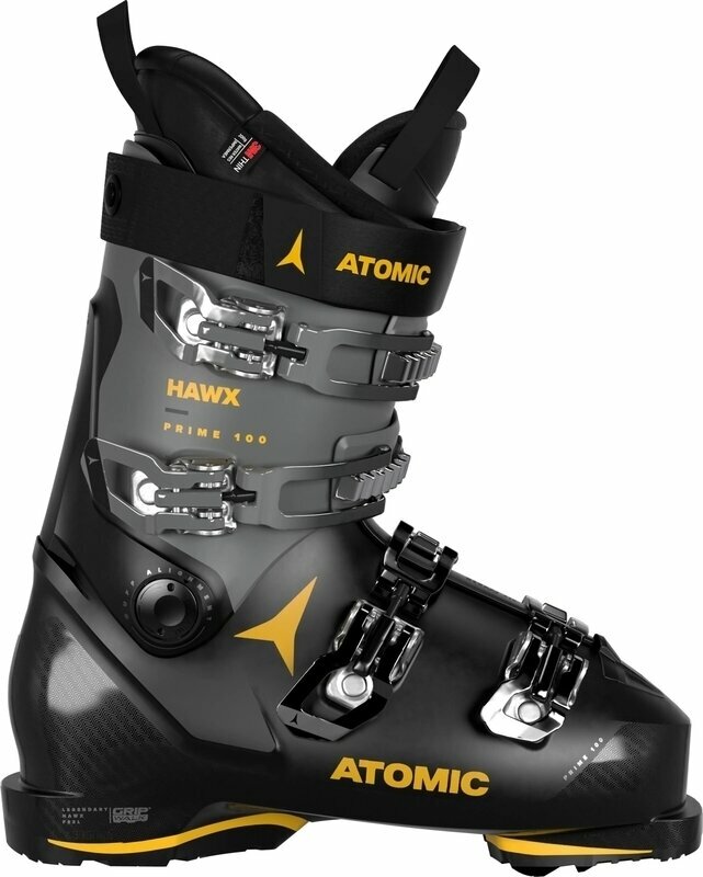 Botas de esqui alpino Atomic Hawx Prime 100 GW Black/Grey/Saffron 26/26,5 Botas de esqui alpino