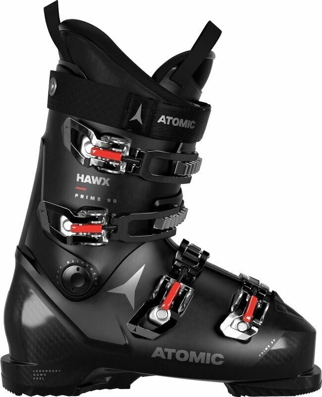 Zjazdové lyžiarky Atomic Hawx Prime 90 Black/Red/Silver 25/25,5 Zjazdové lyžiarky