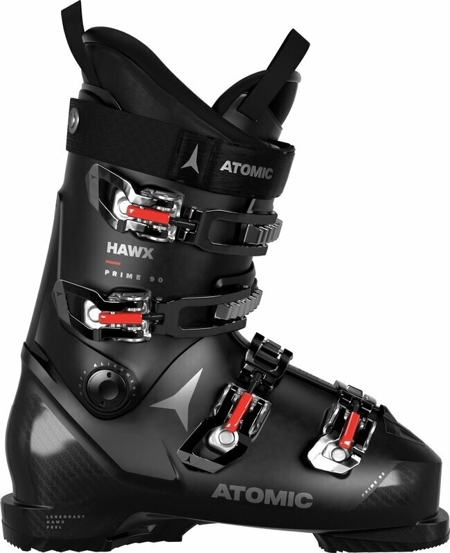 Cipele za alpsko skijanje Atomic Hawx Prime 90 Black/Red/Silver 27/27,5 Cipele za alpsko skijanje