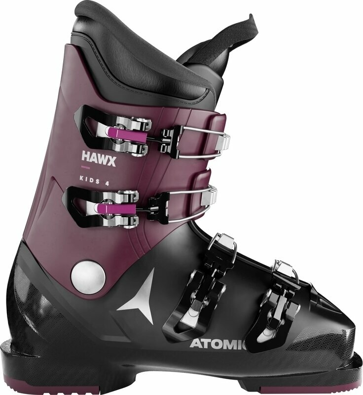 Chaussures de ski alpin Atomic Hawx Kids 4 Black/Violet/Pink 24/24,5 Chaussures de ski alpin