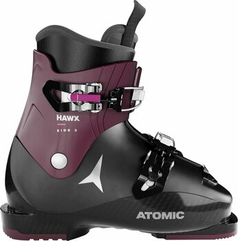 Chaussures de ski alpin Atomic Hawx Kids 2 Black/Violet/Pink 19/19,5 Chaussures de ski alpin - 1