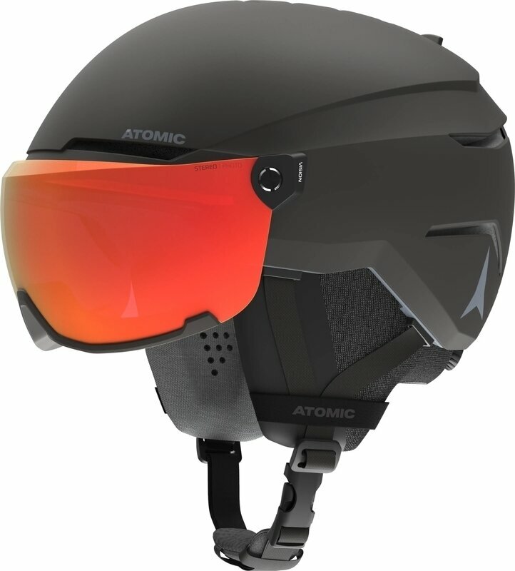 Ski Helmet Atomic Savor Visor Photo Black M (55-59 cm) Ski Helmet