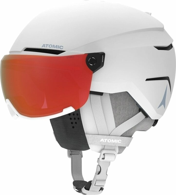 Ski Helmet Atomic Savor Visor Photo White Heather L (59-63 cm) Ski Helmet