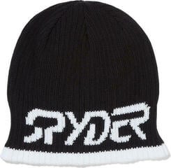 Ski Beanie Spyder Mens Logo Hat Black UNI Ski Beanie