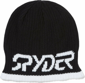 Lyžiarska čiapka Spyder Mens Logo Hat Black UNI Lyžiarska čiapka - 1