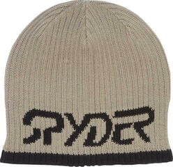 Ski Beanie Spyder Mens Logo Hat Desert Taupe UNI Ski Beanie