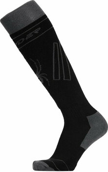 Ski Socks Spyder Mens Omega Comp Ski Socks Black XL Ski Socks - 1