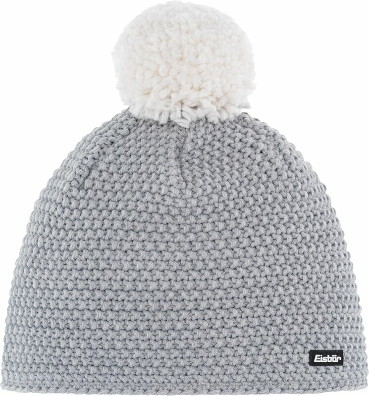 Zimowa czapka Eisbär Jamie Pompon Beanie Grey/White UNI Zimowa czapka