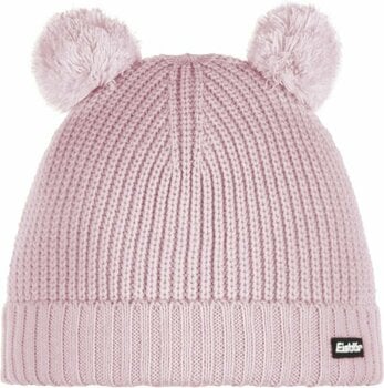 Zimowa czapka Eisbär Ponti Pompon Kids Beanie Pink Clay/Pink Clay/White UNI Zimowa czapka - 1