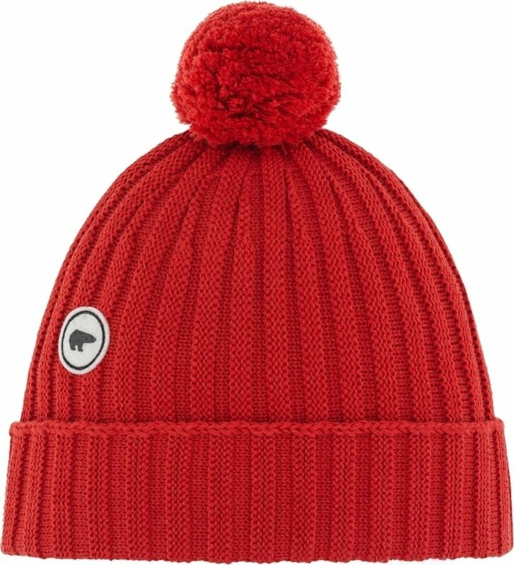 Mütze Eisbär Trony OS Pompon Beanie Mineral Red UNI Mütze