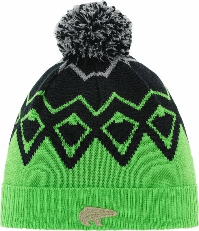 Mütze Eisbär Ziggy OS Pompon Beanie Light Green/Black/Grey UNI Mütze