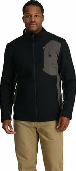 Ski T-shirt/ Hoodies Spyder Mens Bandit Ski Jacket Black 2XL Jacke - 1