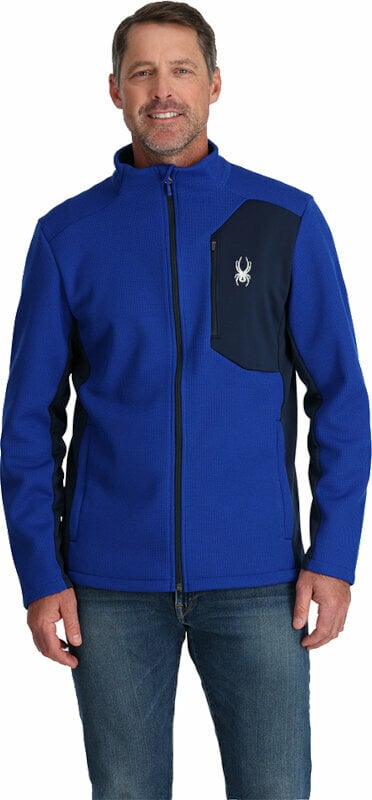 T-shirt/casaco com capuz para esqui Spyder Mens Bandit Ski Jacket Electric Blue M Casaco