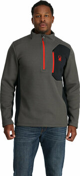 T-shirt/casaco com capuz para esqui Spyder Mens Bandit 1/2 Zip Polar XL Ponte - 1
