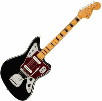 Guitare électrique Fender Vintera II 70s Jaguar MN Black - 1