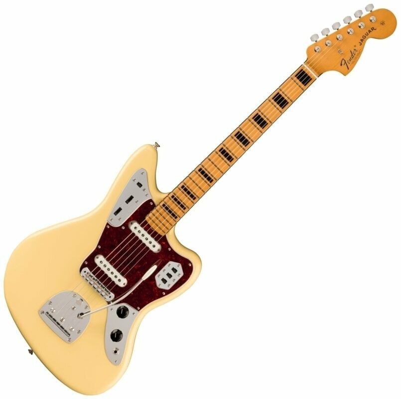Elektromos gitár Fender Vintera II 70s Jaguar MN Vintage White