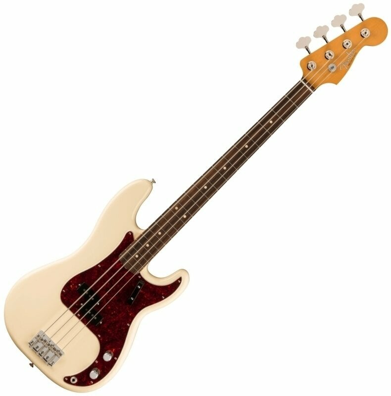 4-string Bassguitar Fender Vintera II 60s Precision Bass RW Olympic White
