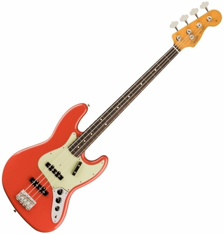 E-Bass Fender Vintera II 60s Jazz Bass RW Fiesta Red