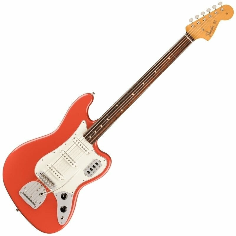 Gitara basowa 6-strunowa Fender Vintera II 60s Bass VI RW Fiesta Red