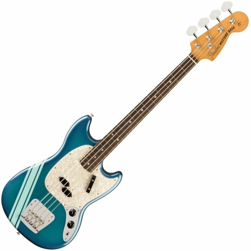 4-strängad basgitarr Fender Vintera II 70s Mustang Bass RW Competition Burgundy