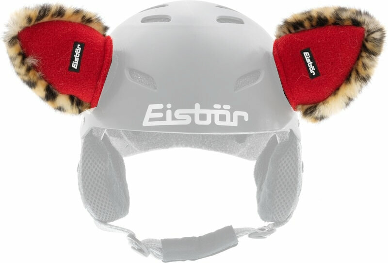 Levně Eisbär Helmet Ears Brown/Red UNI Lyžařská helma