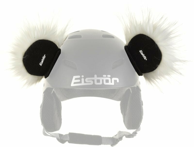 Lyžařská helma Eisbär Teddy Ears White/Black UNI Lyžařská helma