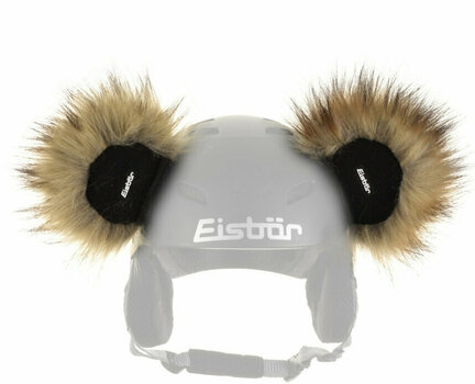 Capacete de esqui Eisbär Teddy Ears Beige/Black UNI Capacete de esqui - 1